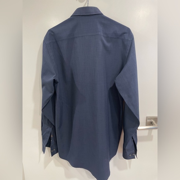 Versace Men's Dark Blue Dress Shirt - Picture 4 of 6